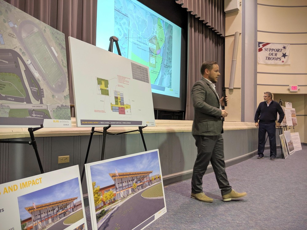 BLRB Architects presentation during town hall event