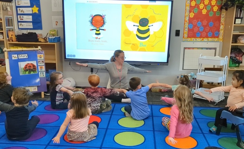 Little Nooks Preschool classroom with students
