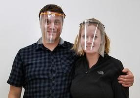 Teacher uses 3D printer, student help to create face masks for healthcare workers